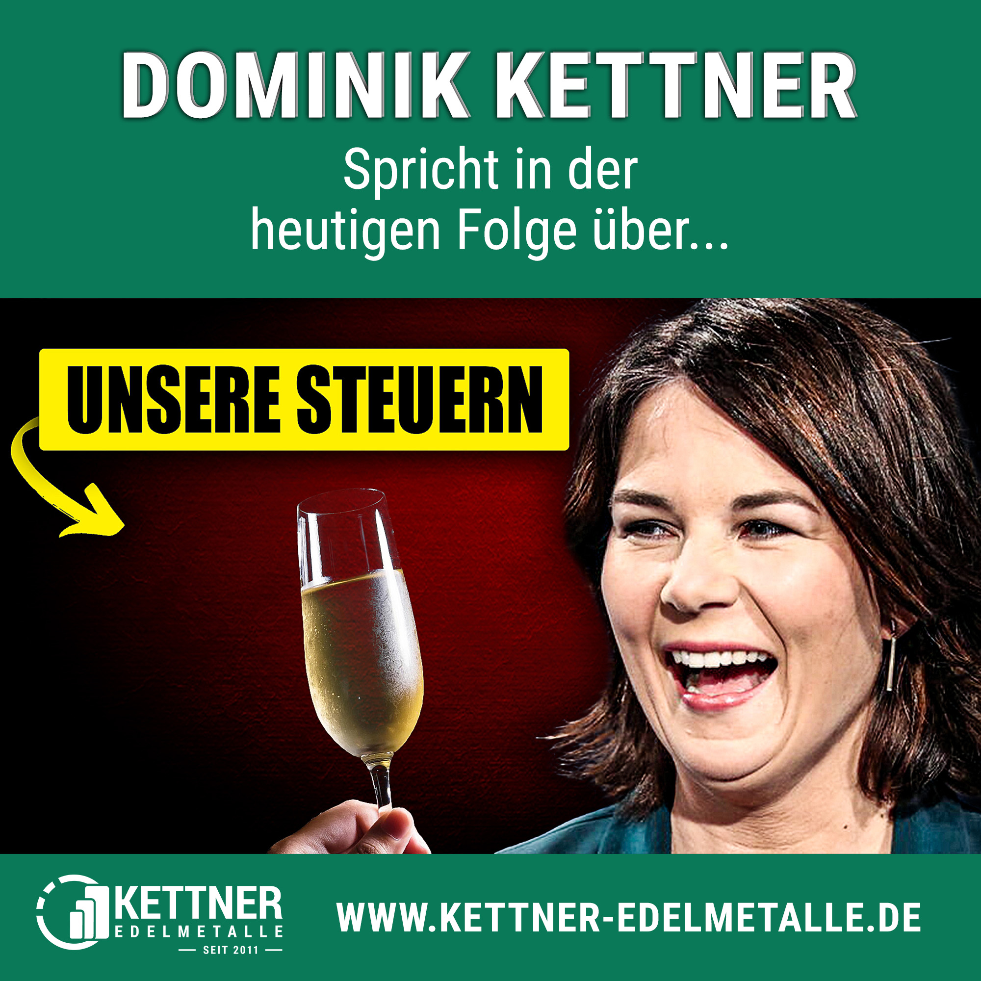 #191 Sekt und Häppchen für 15,7 Mio (Baerbock lässts krachen)