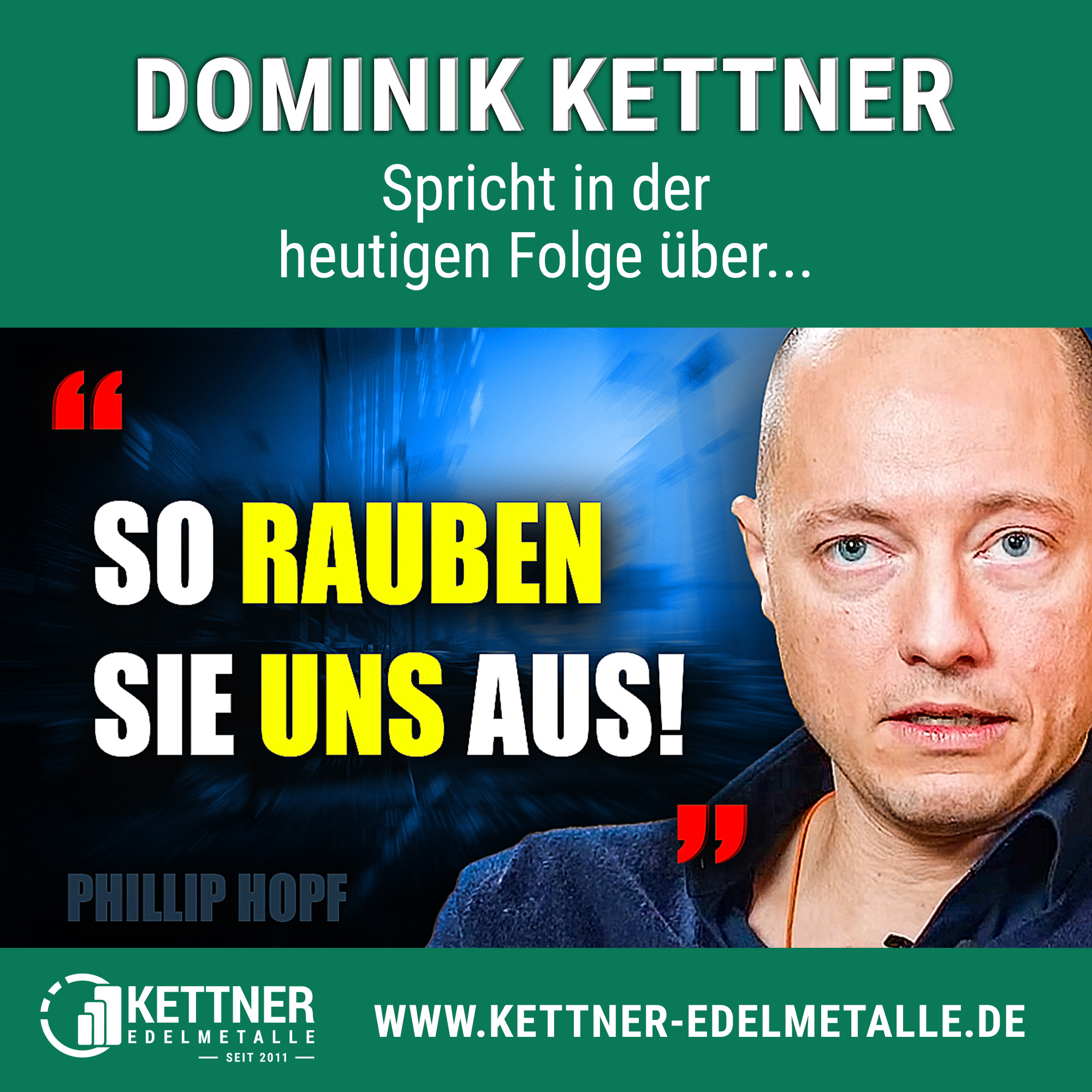 Gold & Silber | Podcast für Investoren, Krisenvorsorger und Sammler | Kettner-Edelmetalle